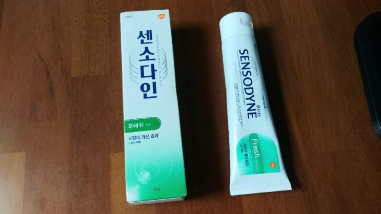  시린 이 개선 및 충치예방에 불소치약 추천(센소다인)