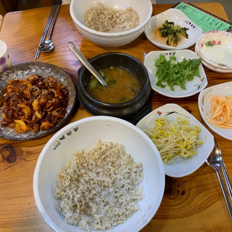  (아산/온양)화끈한  불맛 맛보고 싶다면 신정호 북한강 쭈꾸미