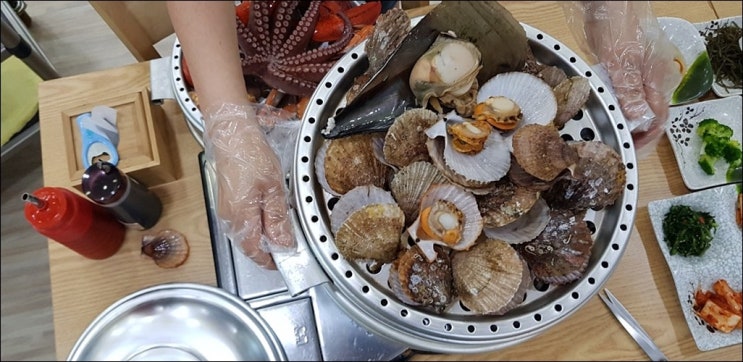 통영맛집 통영해물탕맛집 신선한 5단해물찜 장안해물탕