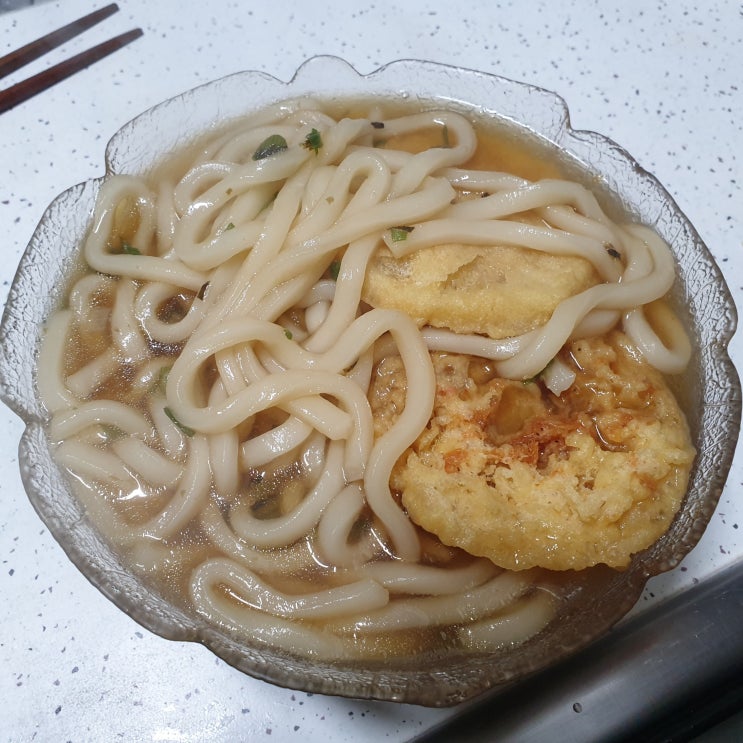  CJ제일제당 튀김 우동 칼로리(열량), 영양성분 정보, 조리법(조리방법), 맛 후기