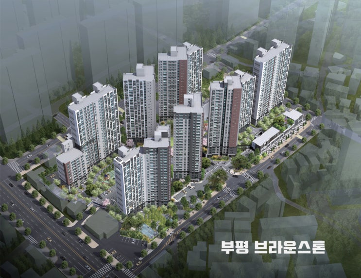  인천 삼산동 부평 브라운스톤 위치 타입 정보