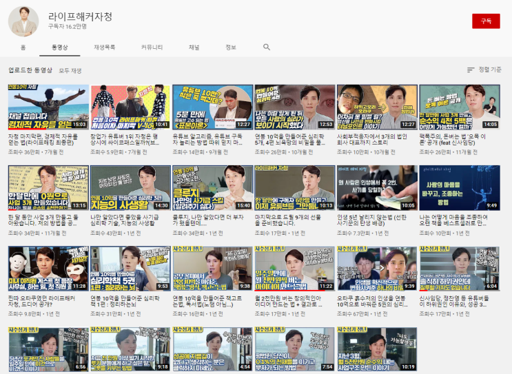  라이프해커 자청님을 통해 이미지 메이킹을 배우다.
