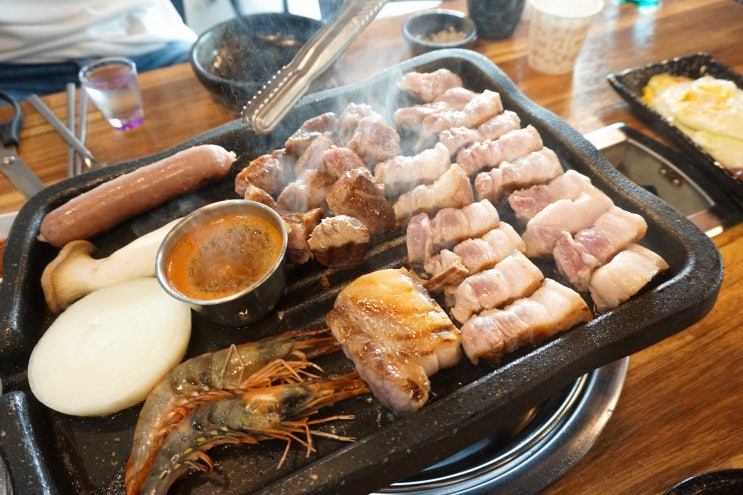  제주시청맛집 시청그때그집 흑돼지 푸짐해요