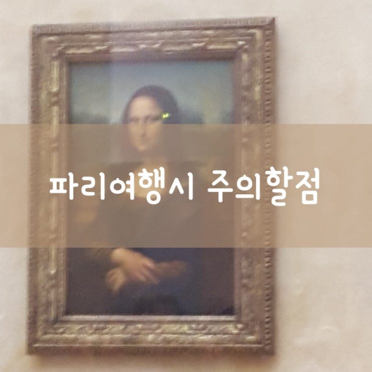  프랑스 파리 여행~  주의할 점 (유로스타, 지하철)우리나라가 최고 선진국