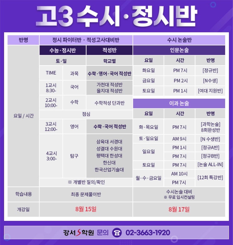  [대학입학전형 ③ 경희대, 중앙대,건국대