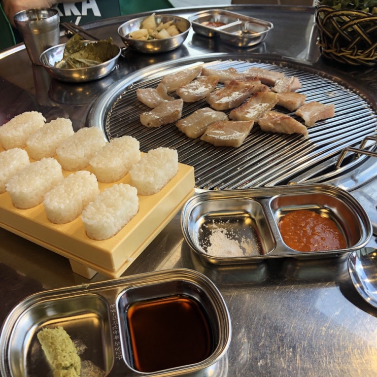  박가네숯불껍데기 존맛.. 내돈내산 강릉 사천해변 맛집