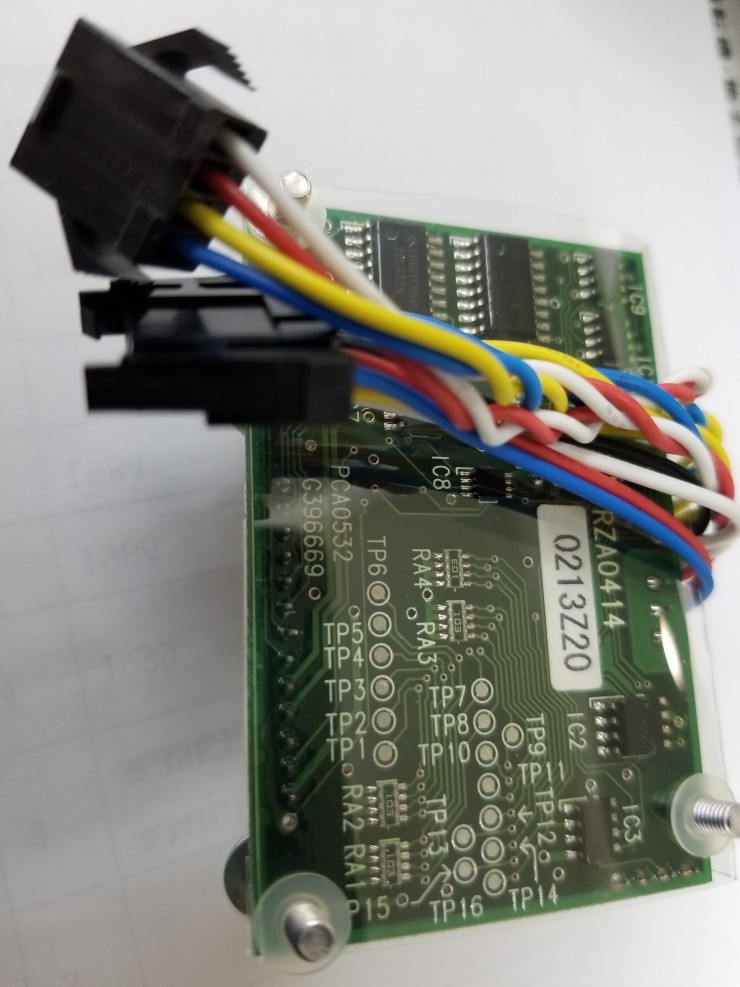  MITSUBISHI INK KEY CIRCUIT BOARD / RZA0414