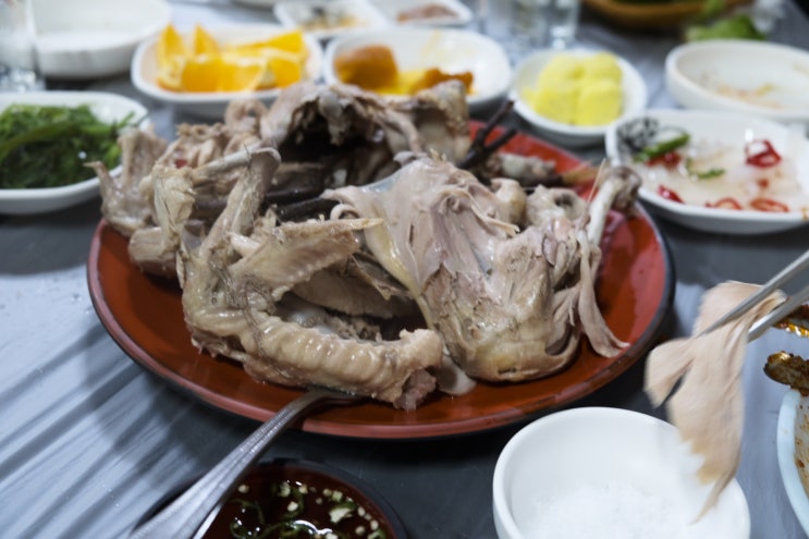  나만 처음이야? 닭육회가 있는 코스요리 목포맛집 해변촌닭
