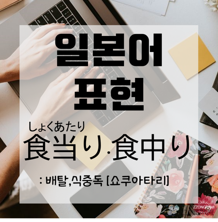  [일본어 공부] 일본어 표현 : 무더위에 식중독까지? 배탈 났을 때, 일본에서 쓰는 표현? 食中毒 와 食あたり