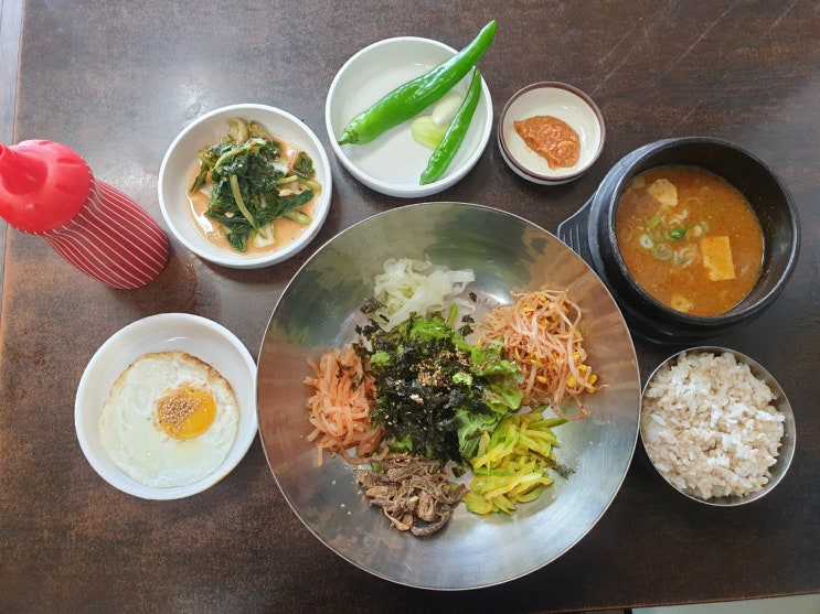  <강동구 천호동> 진칼국수 : 보리밥 with된장찌개와 계란추가