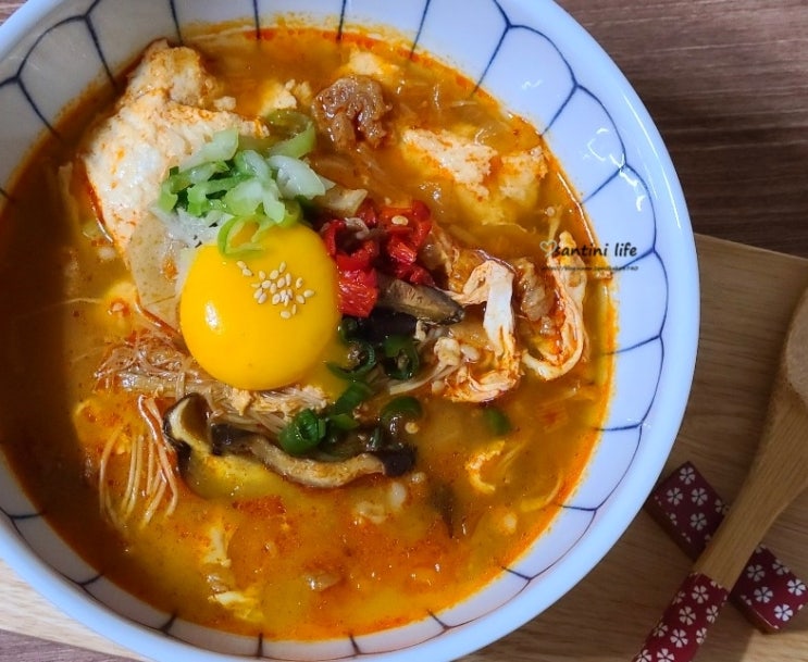 소고기 기름 순두부 찌개 신선도원으로 5분 간단요리 맛있게 즐기기