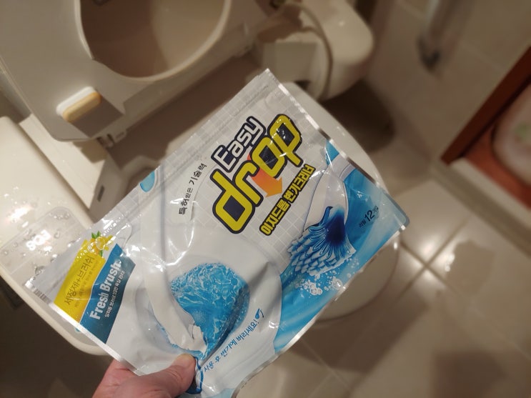  이지드롭 변기크리너 직접 청소해본 리얼 솔직후기