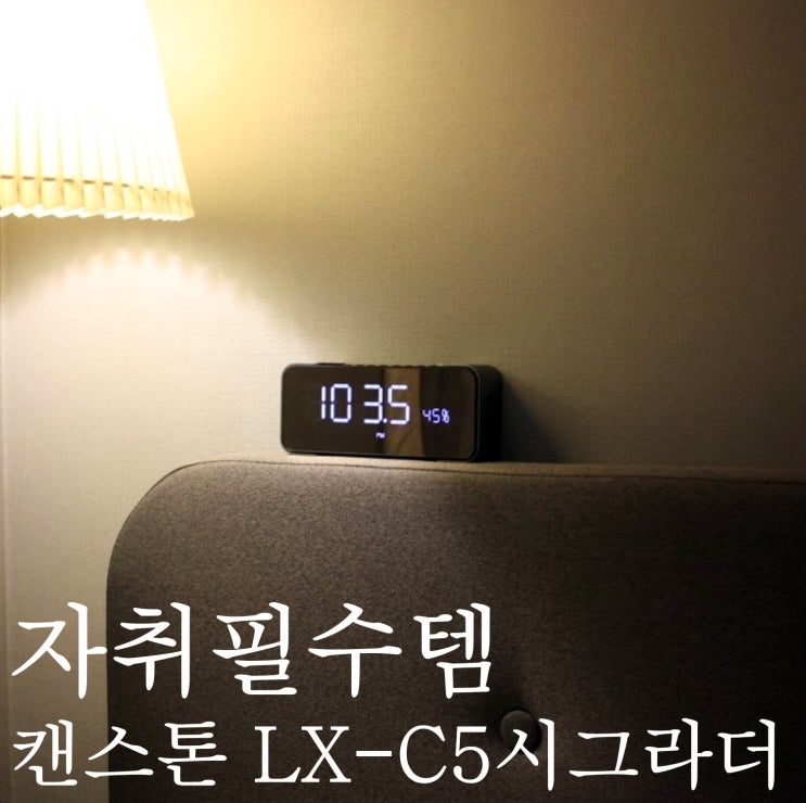  자취필수템 일석오조 캔스톤 블루투스 스피커 LX-C5 SIGROTHER
