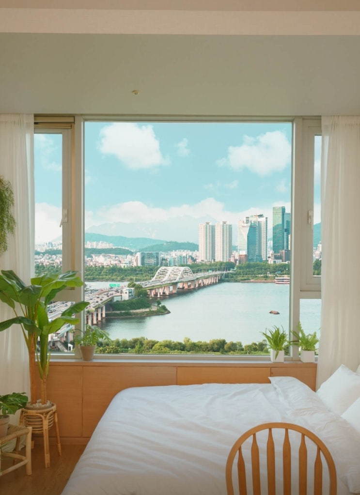  보증금 0원, 월세 0원으로 한강뷰 4달 살기!(직방 살아보기 이벤트)