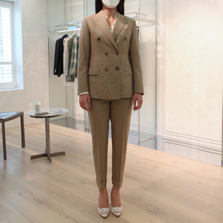  CLIENT LOOK  비스포크 여자맞춤정장 더블수트