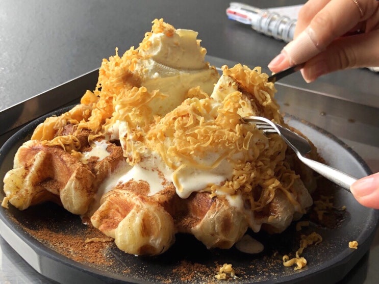  크로플이 맛있었던 카페 제주 올디벗구디 (주차 안내 포함)
