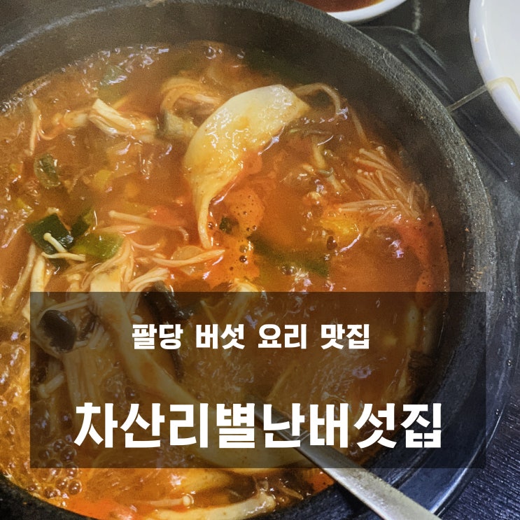  [맛집] 팔당 : 차산리별난버섯집 - 맛있는 버섯 요리 맛집