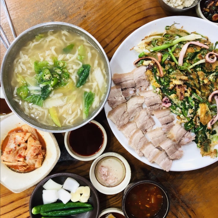 [대구/중구]&lt;대백손칼국수&gt;경대병원맛집/삼덕동칼국수/해물파전 추천‼️