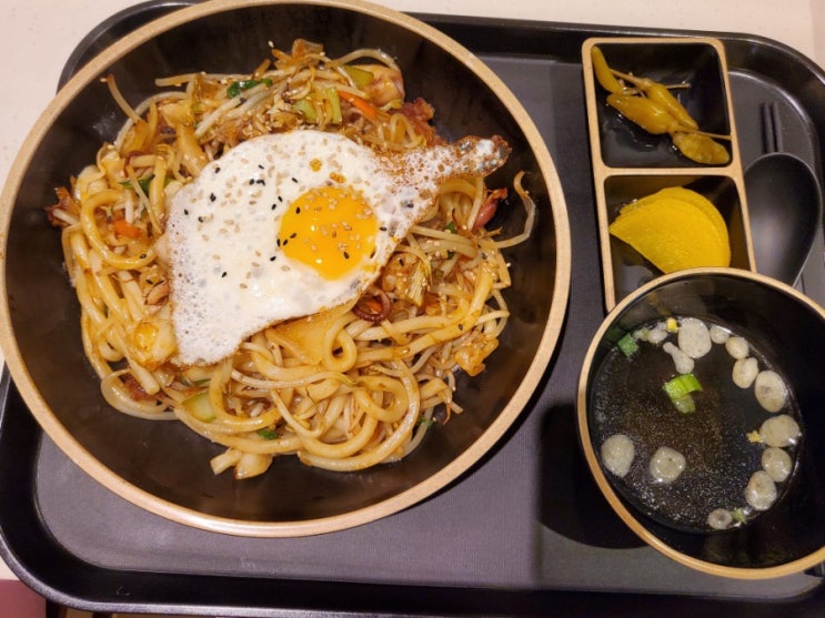 청주 현대백화점 맛집 데판혼포 볶음우동 존맛 내돈내산 후기