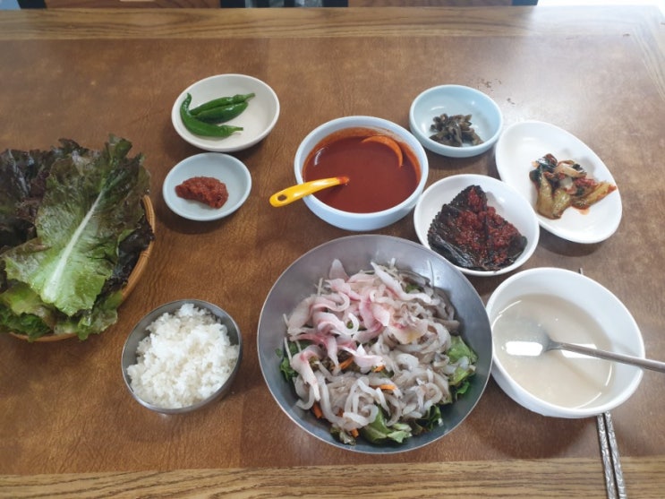경주맛집 회덮밥 용산회식당