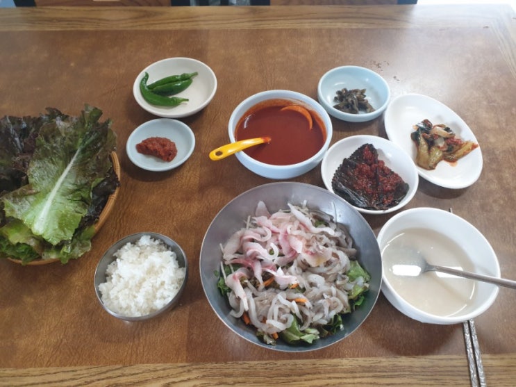 경주맛집 회덮밥 용산회식당