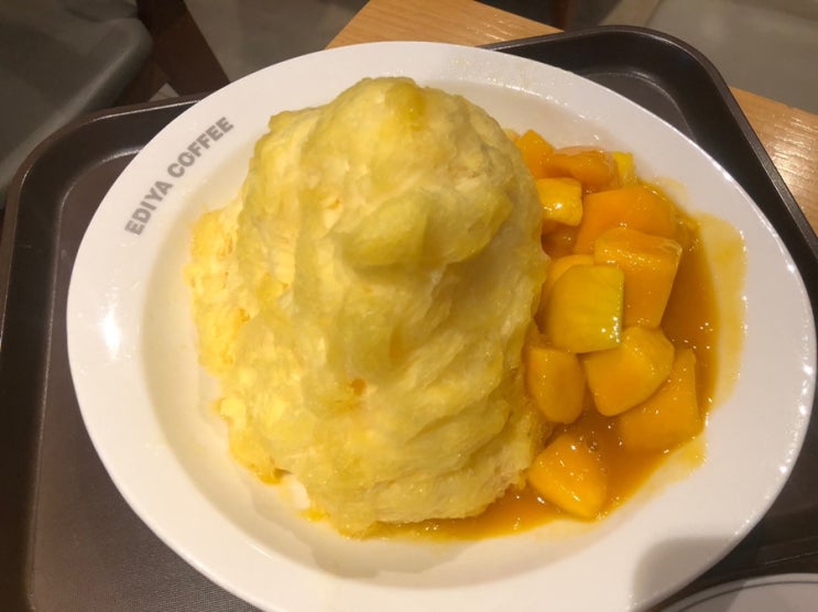  이디야빙수 망고빙수로 더위박살내기