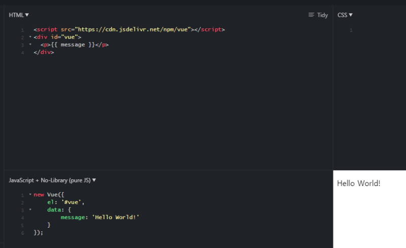 [Vue.js] Hello World 출력하기 : 네이버 블로그