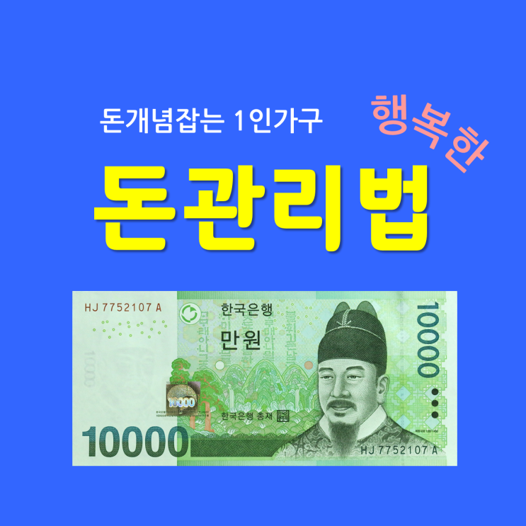  돈개념 잡는 1인가구 행복한 돈관리 법