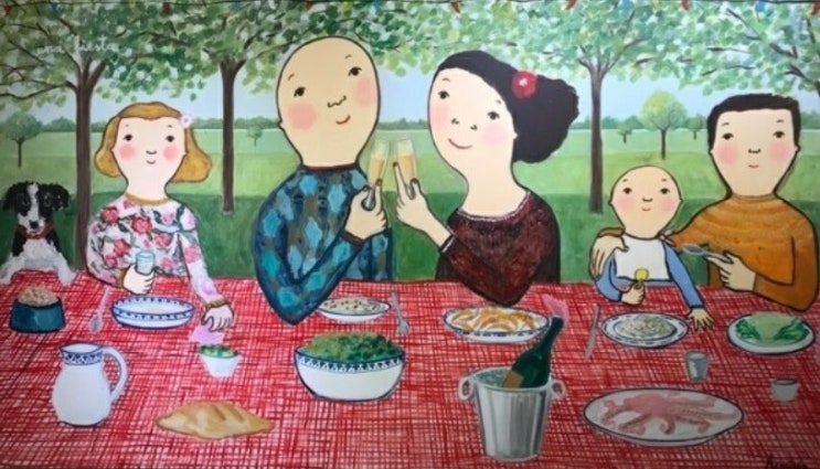 아이랑 미술관 데이트(에바알머슨 전시회) 추천해요(행복한 가족을 그리는 스페인화가,행복과 위안을 주는 따뜻한 그림)