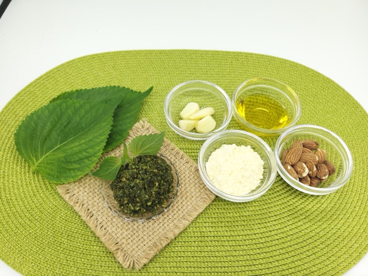  c깻잎페스토(pesto)와 깻잎키위주스 만들기. 영양성분과 기능성 성분이 풍부한 깻잎으로 건강한 여름을 보내세요