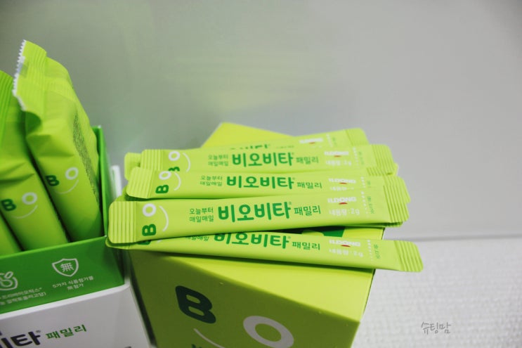  온가족유산균추천 일동제약 비오비타패밀리 달달한 사과맛유산균
