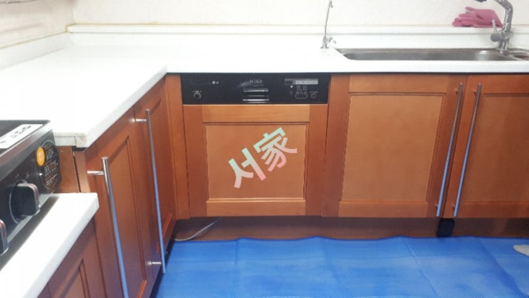  주방수납장 싱크대 수전 교체
