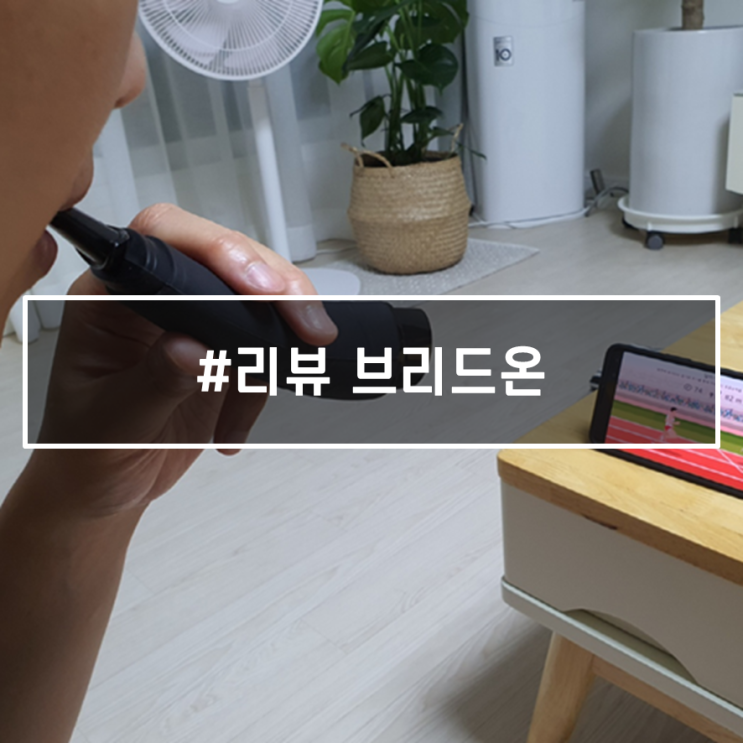  스마트 호흡훈련 디바이스, 브리드온 2주 사용 후기