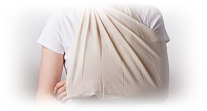  선생님은 학생들에게 끈을 하나씩 나누어주고는 오른손을 뒤로 돌려 허리띠에 끈으로 묶으라고 했습니다.