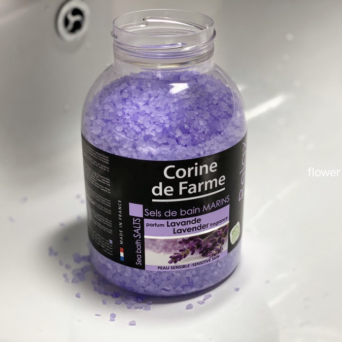  반신욕 즐기기 프랑스 제품 코린드 팜 배쓰 솔트 입욕제(Corine de Farme Bath Salt)