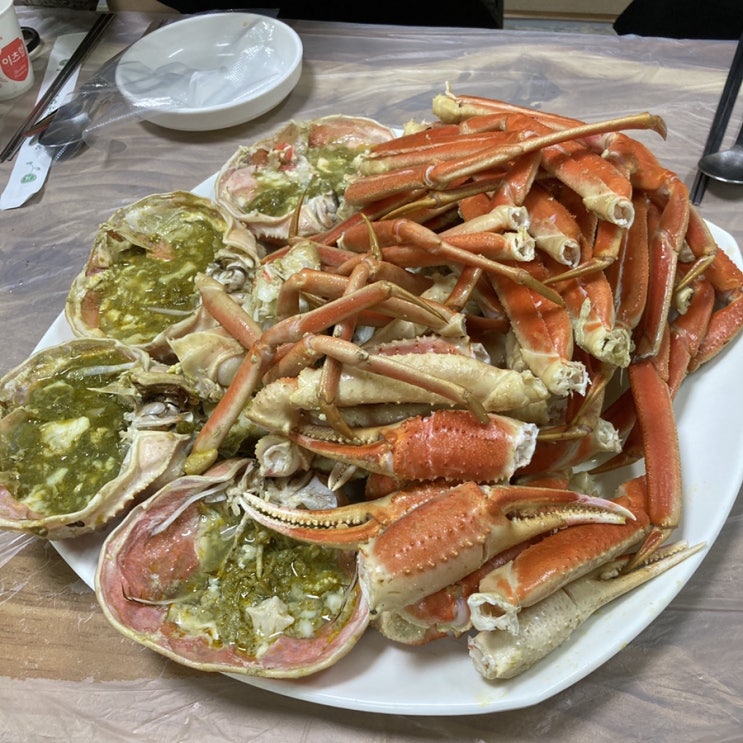 강릉여행/강릉 대게 맛집 이젠씨푸드 대게를 팡팡팡!!