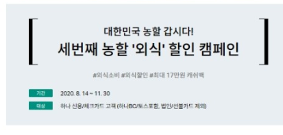 국민 외식비 지원 신청 방법 및 카드사 안내