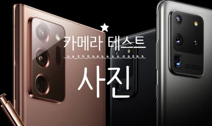  갤럭시 노트20 vs 갤럭시 S20+ 카메라 테스트 (사진)