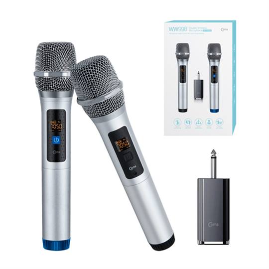  지금 할인핫템 컴스 UHF 무선 더블 마이크 송수신 세트! 이용 리뷰예요~