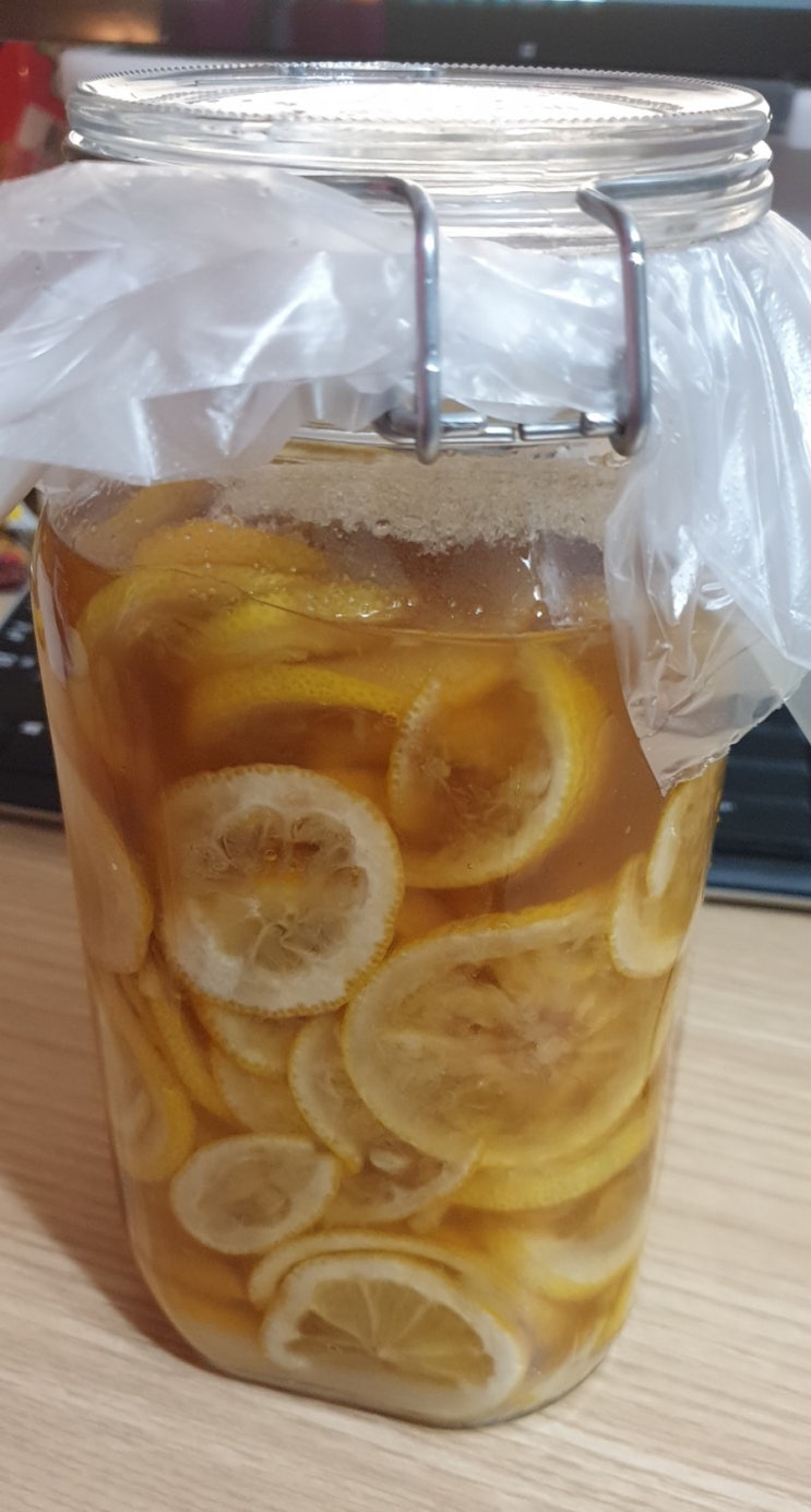  커피대신먹기 좋은 음료 레몬청 만들기- 레몬콕
