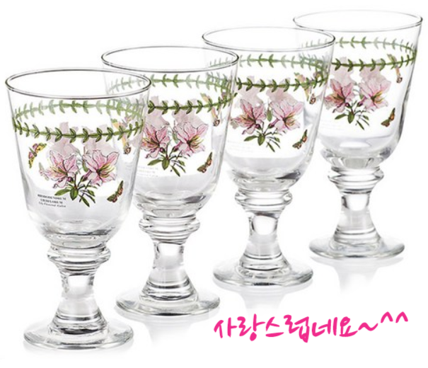  와인만??노노! 범용 포트메리온 보타닉가든 글라스 와인잔!