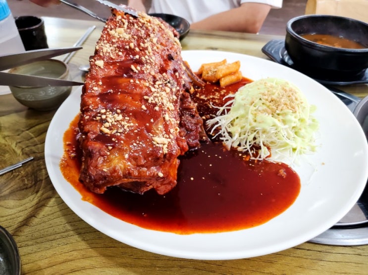  조치원 뼈세상스토리_아웃백 뺨치는 폭립 뼈대갈비찜 후기