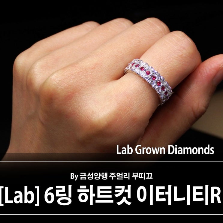 [Lab] 6링 하트컷 랩다이아몬드 이터니티링