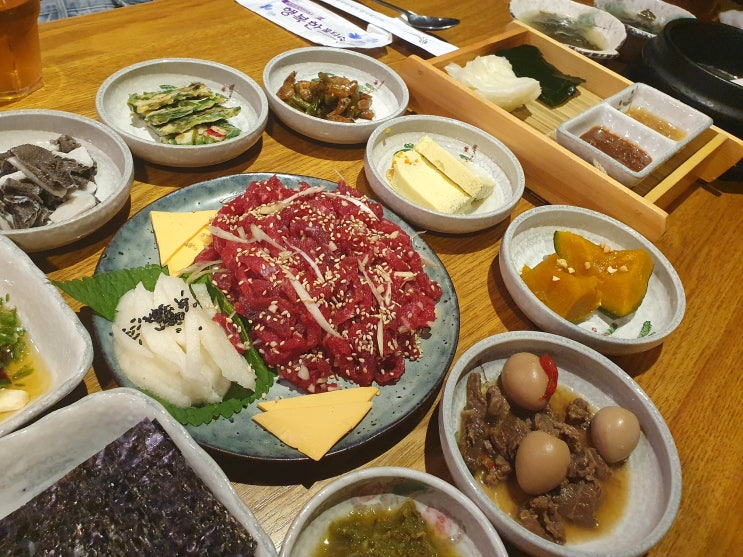  [달서구맛집] 장기동에서 육회 찾으면 '동경생고기' 주차장O, 단체석O