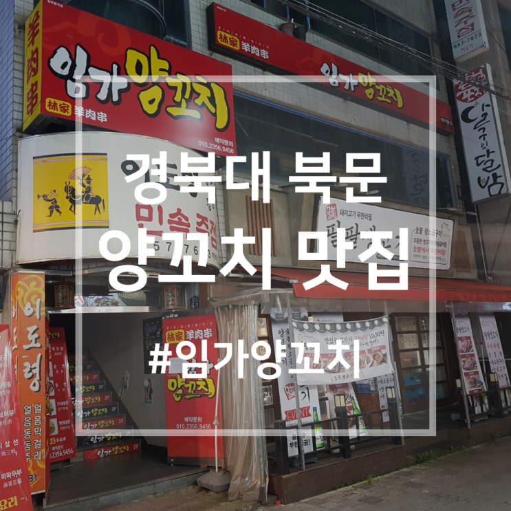  대구 산격동 | 임가양꼬치, 경북대  북문에서 양꼬치 제일 싼 집