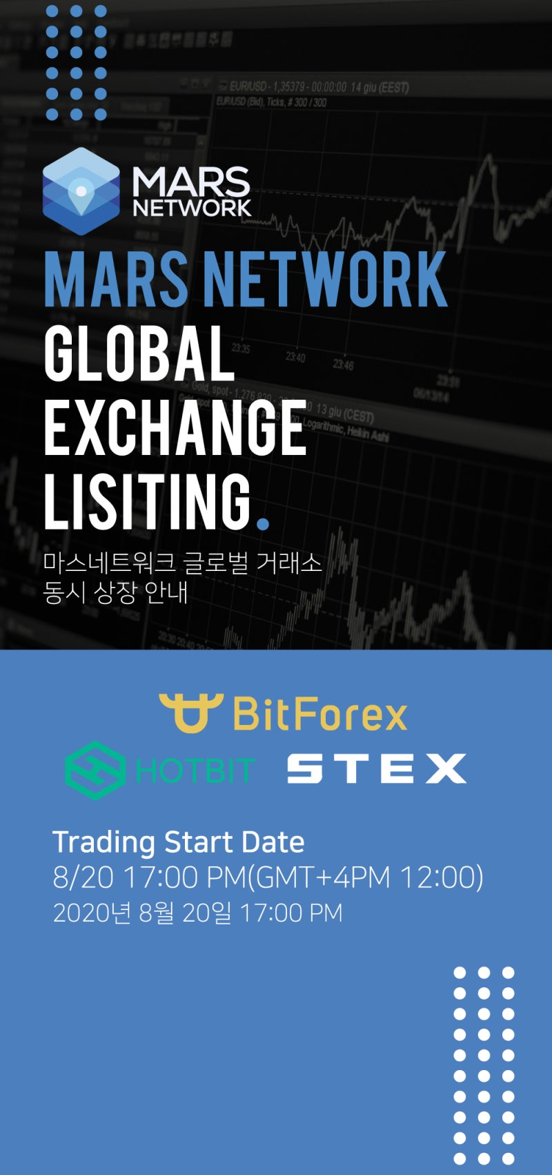 마스코인 상장( MARS Coin ) 비트포렉스, 핫빗, 스텍스 등 글로벌 거래소 3개 동시상장 : 네이버 블로그