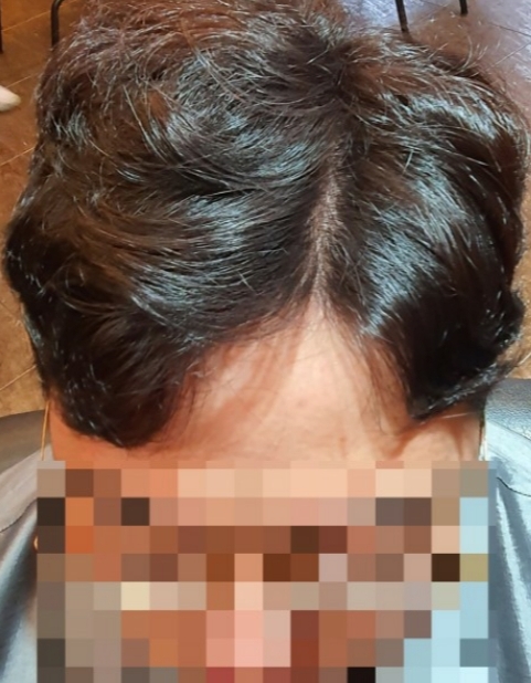  익산모현동미용실곱슬머리가르마펌쉐도우펌레드와인염색(수정)