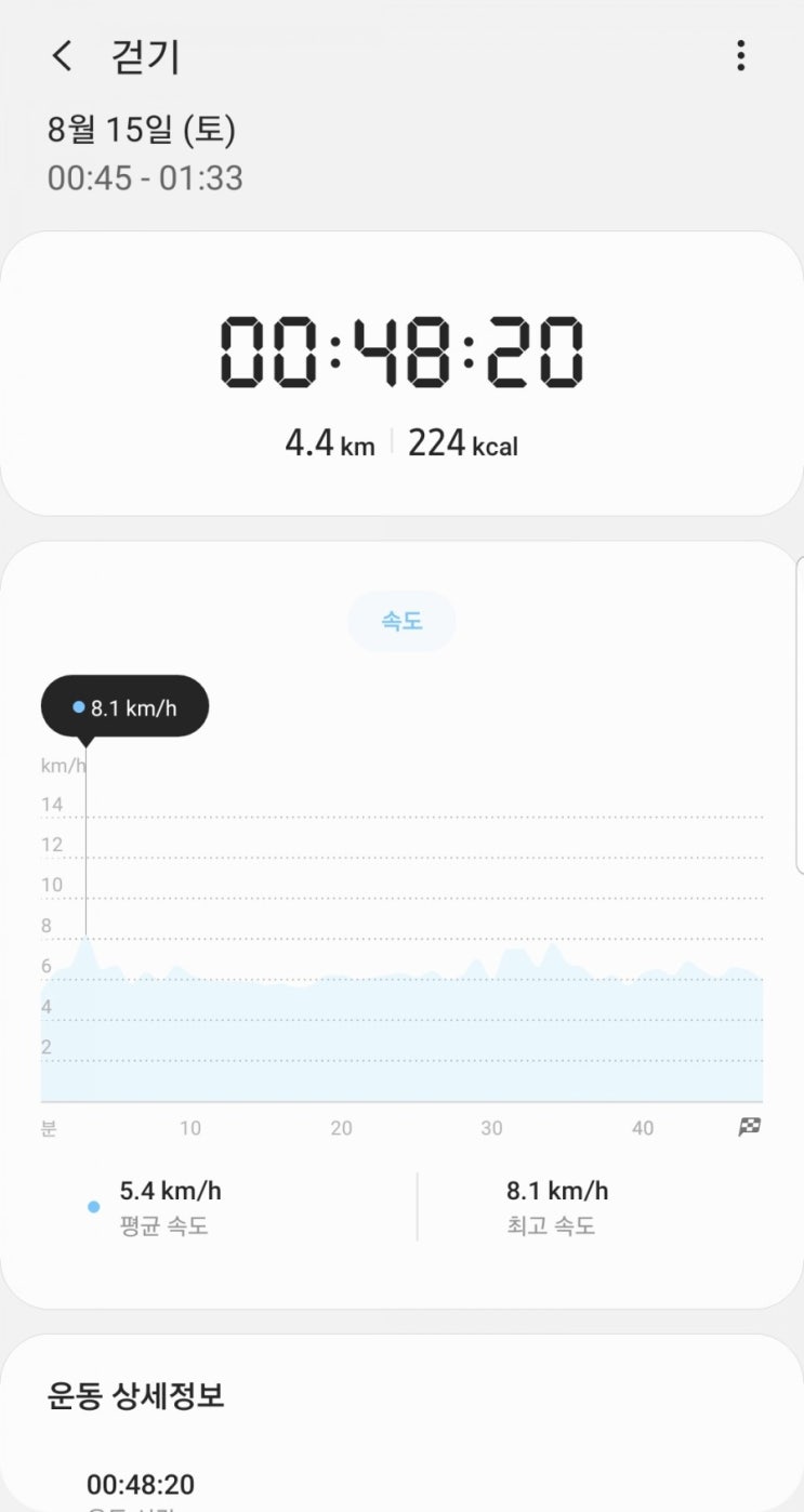  8월 14일 걷기