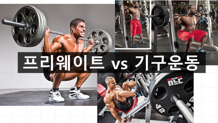  하체운동 종결! 프리웨이트 vs 머신운동 비교 (광교피티)