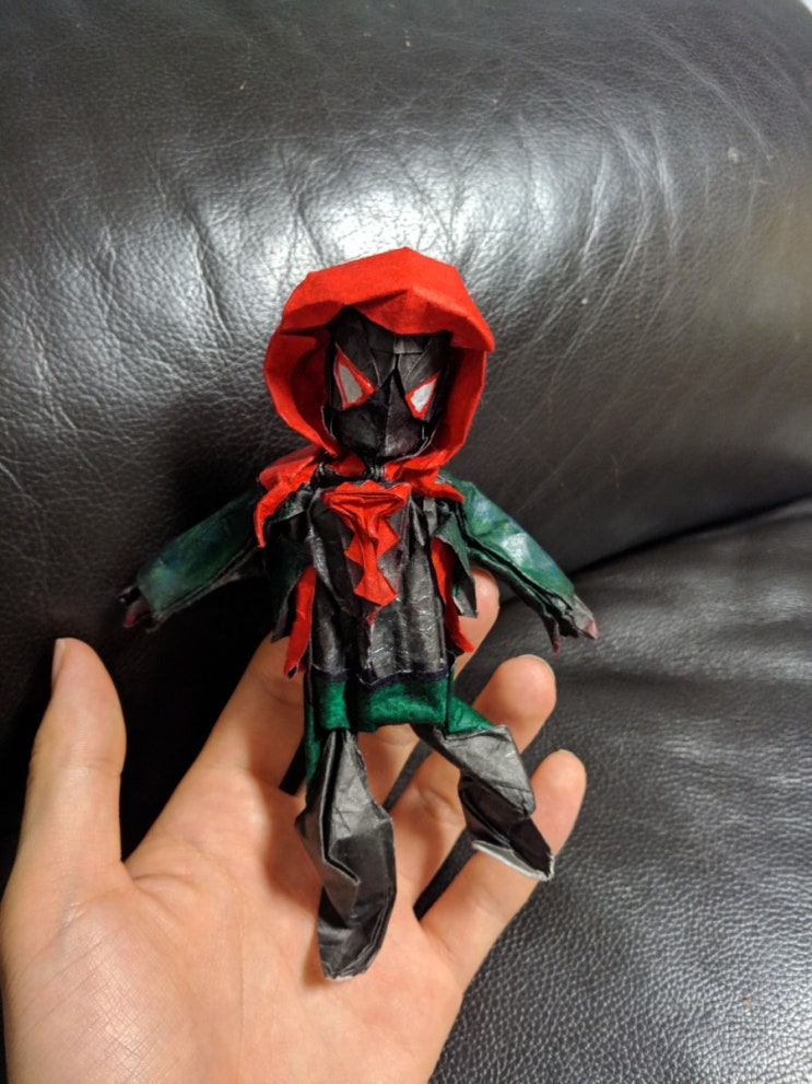  종이접기 마일즈 모랄레스/ Origami Miles Morales